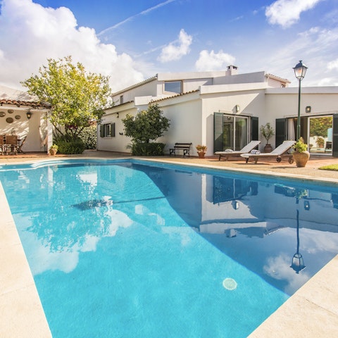 Cool off in your private swimming pool