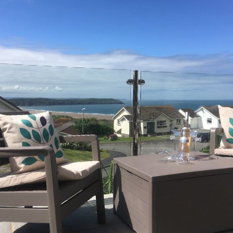 Enjoy a tipple with a view
