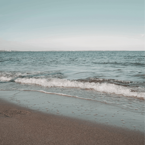 Spend the day on the sand at Petrothalassa Beach