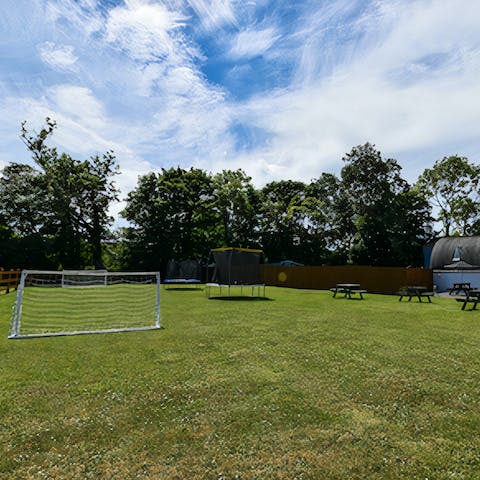 Keep the kids entertained in the extensive gardens