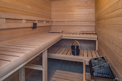Unwind in the private sauna after a day on the slopes