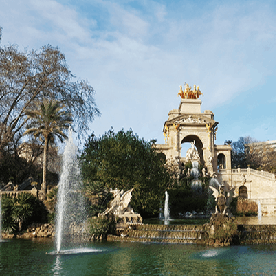 Stroll around the boating lake at nearby Ciutadella Park