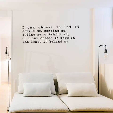 Relax in the living space and follow some good advice