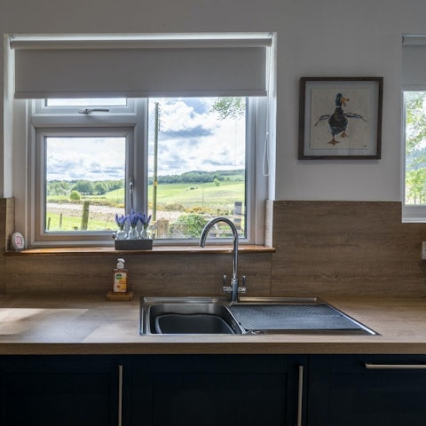 Soak up the countryside vistas as you rustle up brunch