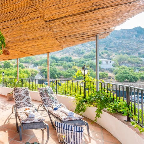 Soak up the glorious rays from the privacy of your peaceful terrace