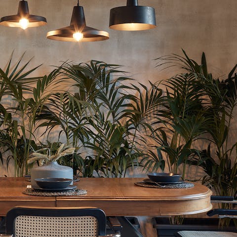 Sit down to a gourmet meal in this stunning setting