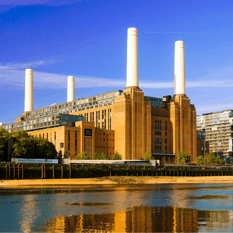 Soak up the creative atmosphere of Battersea Power Station