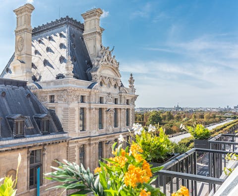 A memorable view over Jardin Des Tuileries