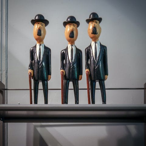 The Tin Tin statuettes