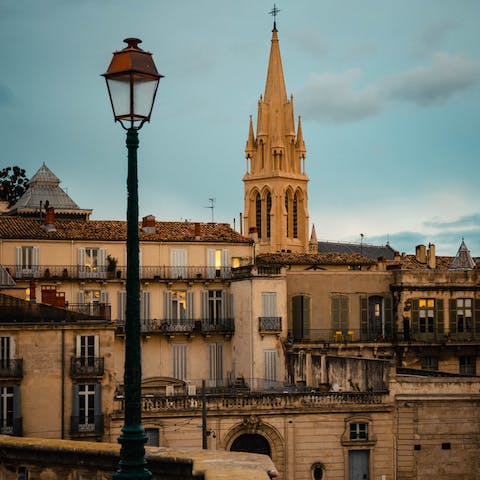 Go out and explore Montpellier's historic sights from your base at the foot of Parc Marianne