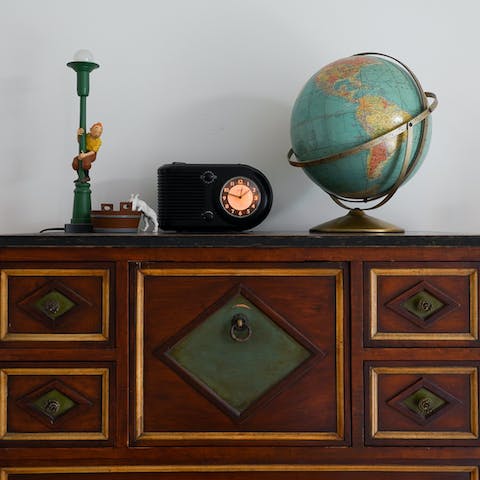 The vintage armoire