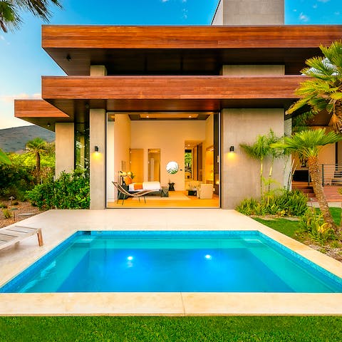 Get some seclusion in the private casita