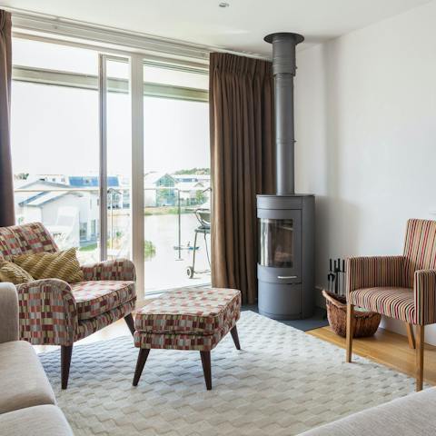 Throw another log on the wood-burning stove and curl up with a cuppa
