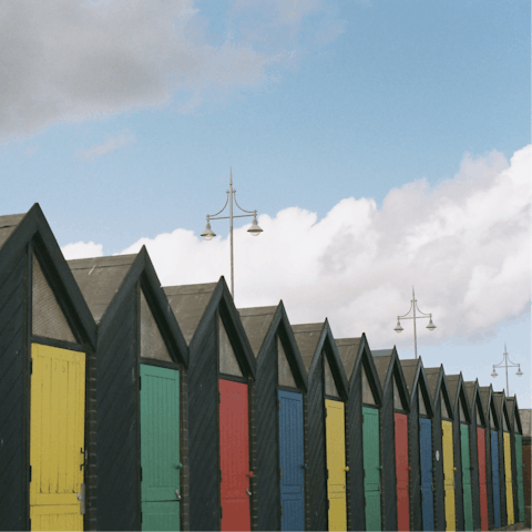 Visit Lowestoft beach, it's around thirty minutes away by car