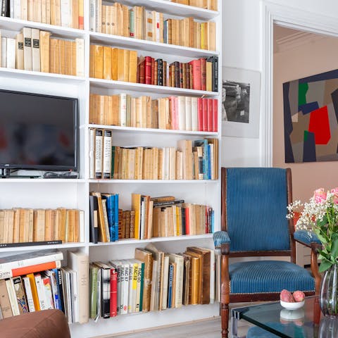 An impressive and selective book collection