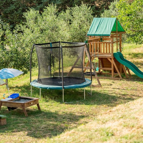 Let little ones loose in the playground