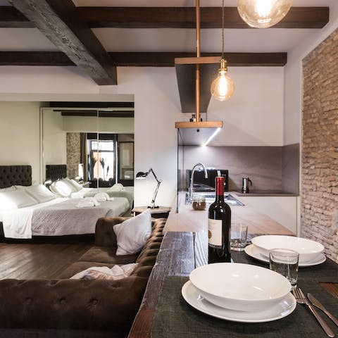 Return to a super stylish bolthole after a day in the city