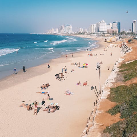 Stretch out on the beach and soak up the sun between cooling dips in the sea