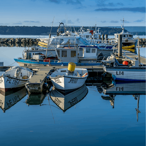 Take a day trip to Poole, a twenty-five-minute drive away