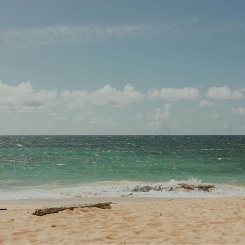 Look forward to starting each day on Wailea Beach, a short walk away