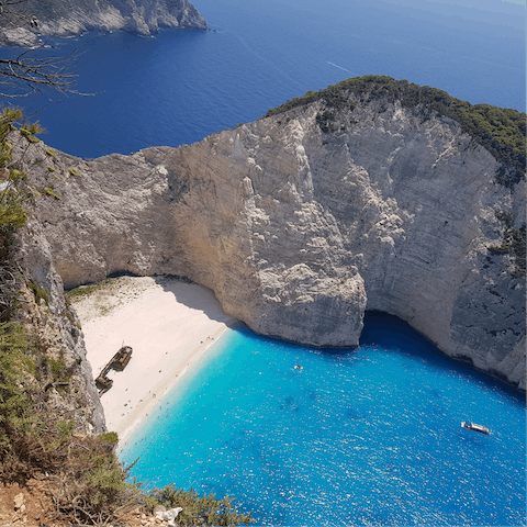Head to the beach – the nearest is just over 500 metres away