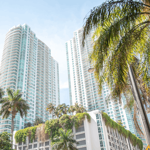 This home's Brickell Bay location is perfect for guests wanting to explore Miami's business district as well as  Wynwood, Midtown, South beach, and Miami Art Design District