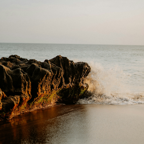 Stay a ten-minute stroll from Pererenan Beach