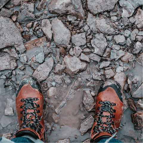 Set off on public paths straight from the doorstep – this is a hiker's haven