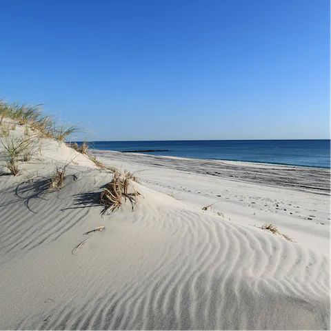 Swim, sail, or kayak at your closest Southampton beach, just a five-minute walk away