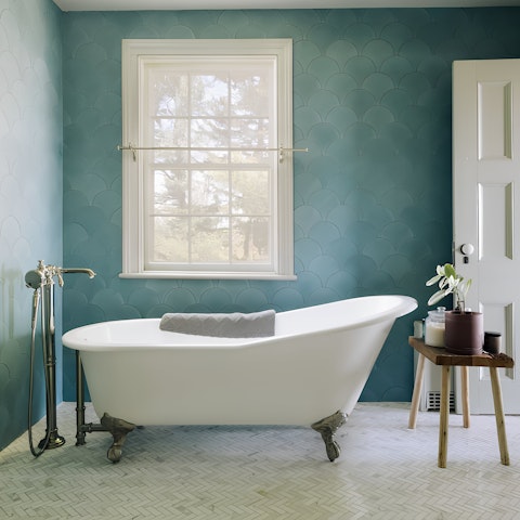 Enjoy long soaks in the bath after a day of exploring