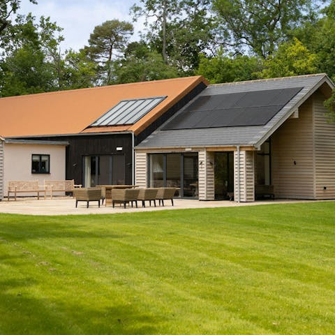 Fire up the barbecue and firepit for evenings in the garden