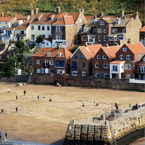 Stroll for just five minutes to West Cliff Beach and enjoy picnics on the sand