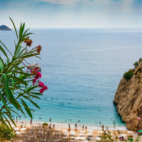 Stay in coastal Kalkan for sun, sea, and sand