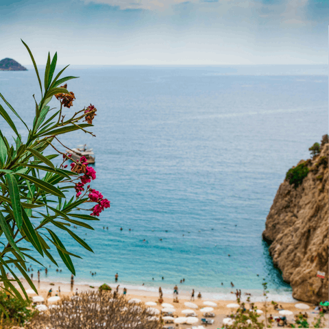 Stay in coastal Kalkan for sun, sea, and sand