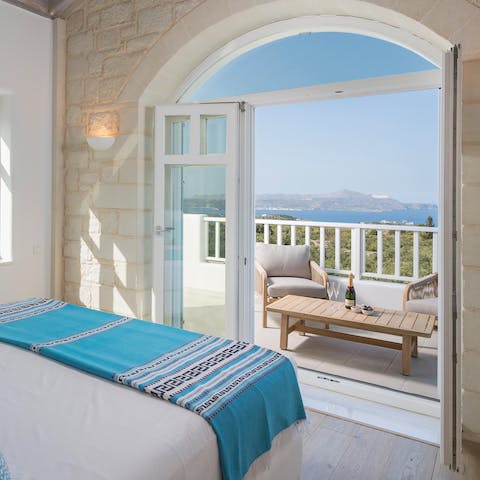 Wake up to incredible views from the balcony