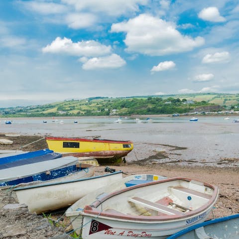 Enjoy water sports from this beachside and riverside location