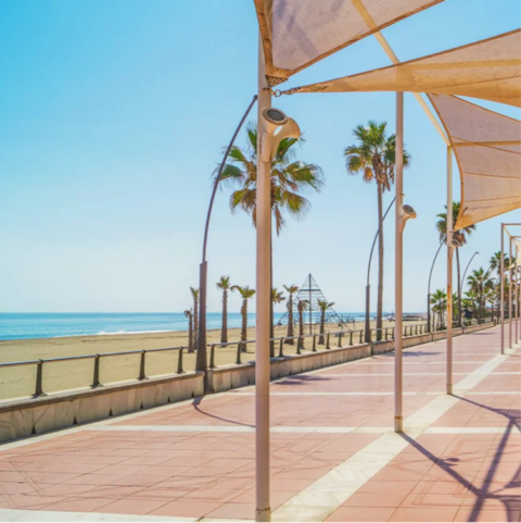 Pack up your beach bags for an afternoon on Estepona's Beach, just four kilometres away
