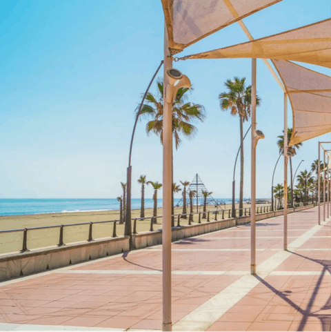 Pack up your beach bags for an afternoon on Estepona's Beach, just four kilometres away