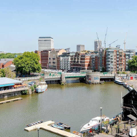 Admire Harbourside views