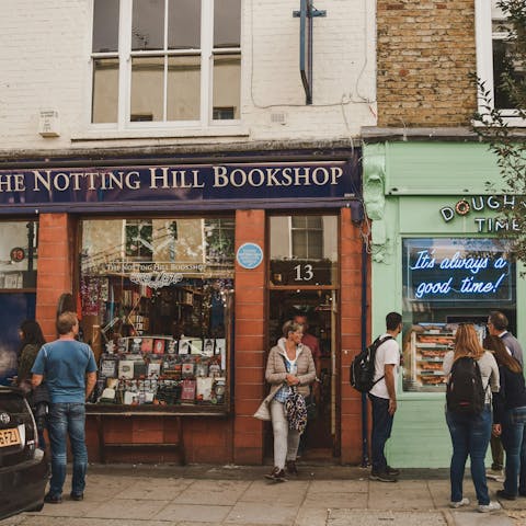 Explore the quaint boutiques of Notting Hill