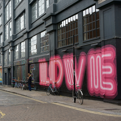 Experience the creative spirit of Shoreditch – a short walk away