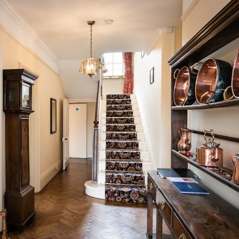 Admire the original Victorian original features