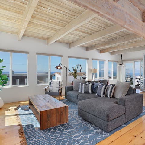 Enjoy breathtaking views from the master bedroom