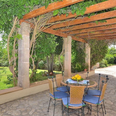 This home is located in a quiet, rural area, perfect for relaxing and enjoying the outdoors.