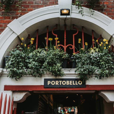 Shop in nearby Portobello Road Market