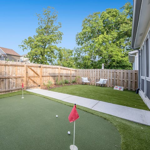 Enjoy fun and friendly competition in the backyard