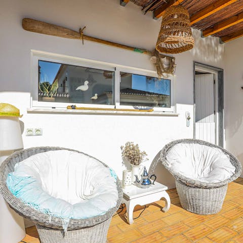 Sip your morning coffee on the patio