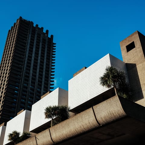 Spend the day at one of the Barbican Centre's exhibitions, a walkable distance from your apartment