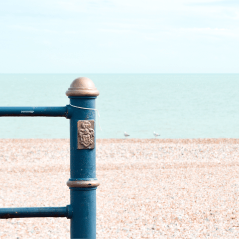 Visit the beach at Hythe, 6 miles away