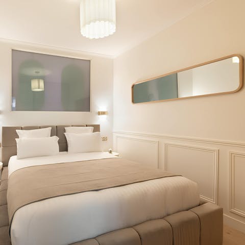 Sink into restful sleep after visiting the Sacré-Coeur